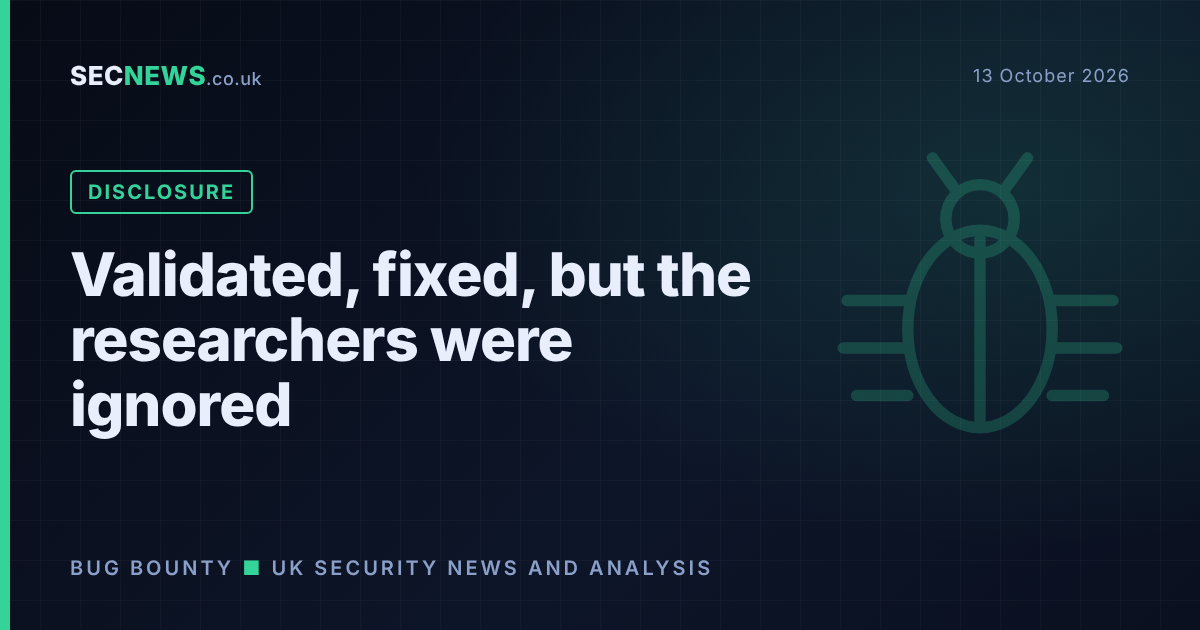 Illustration of a bug icon with the headline about GitHub ignoring a validated bug bounty report