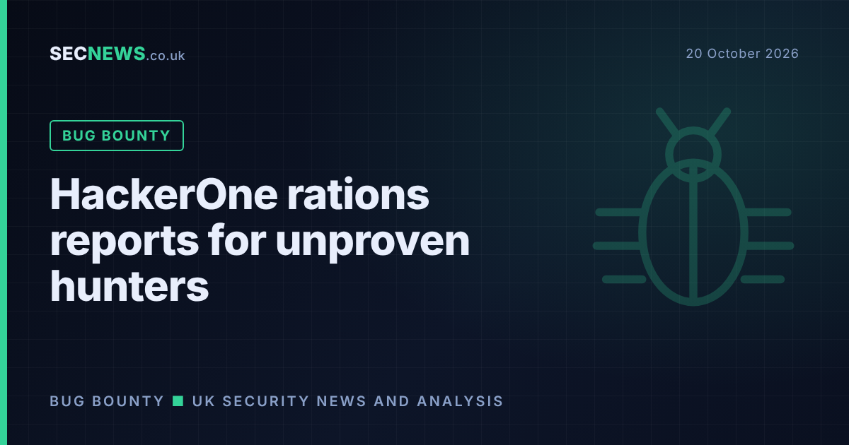 Bug icon with the headline HackerOne rations reports for unproven hunters