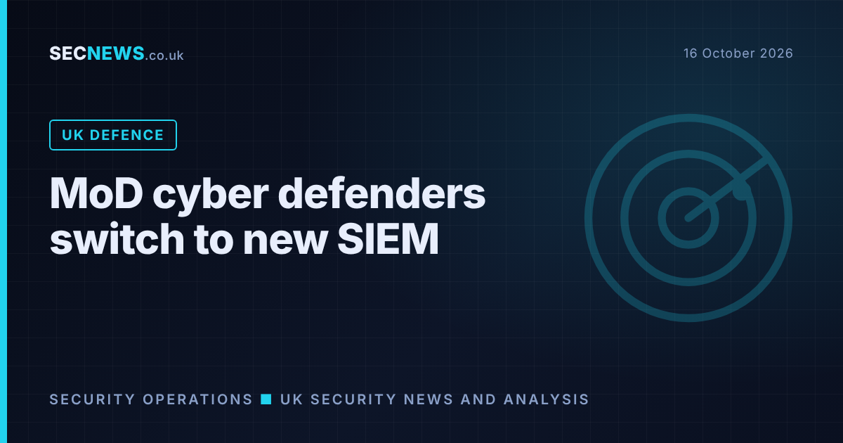 Radar graphic representing the Ministry of Defence's new security monitoring platform