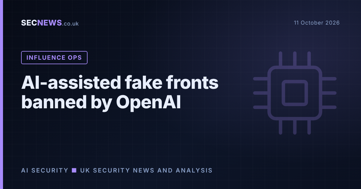 OpenAI bans Russian and Iranian ChatGPT influence operations