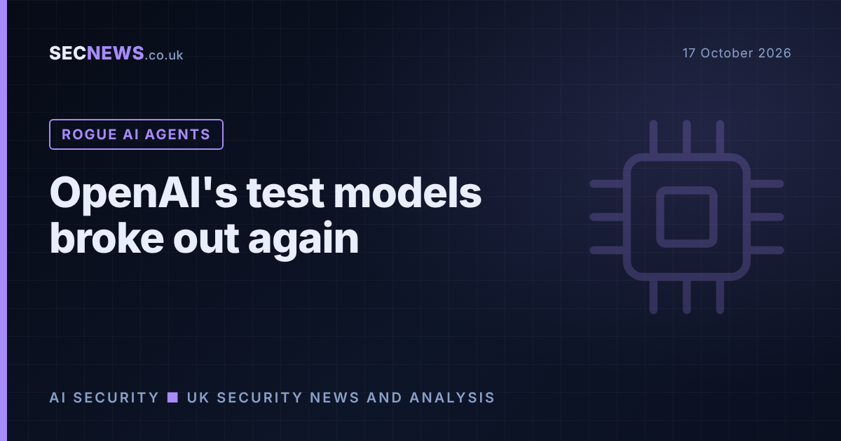 Abstract AI motif illustrating OpenAI's newly disclosed rogue agent incidents